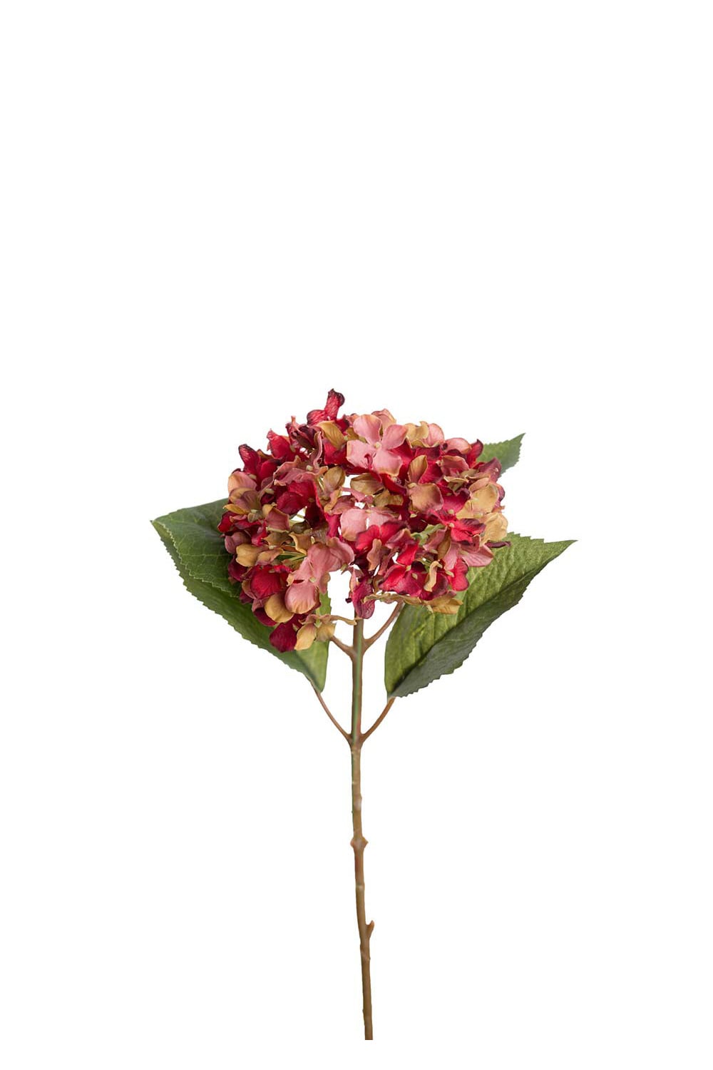 Konstgjord röd Hortensia 40cm