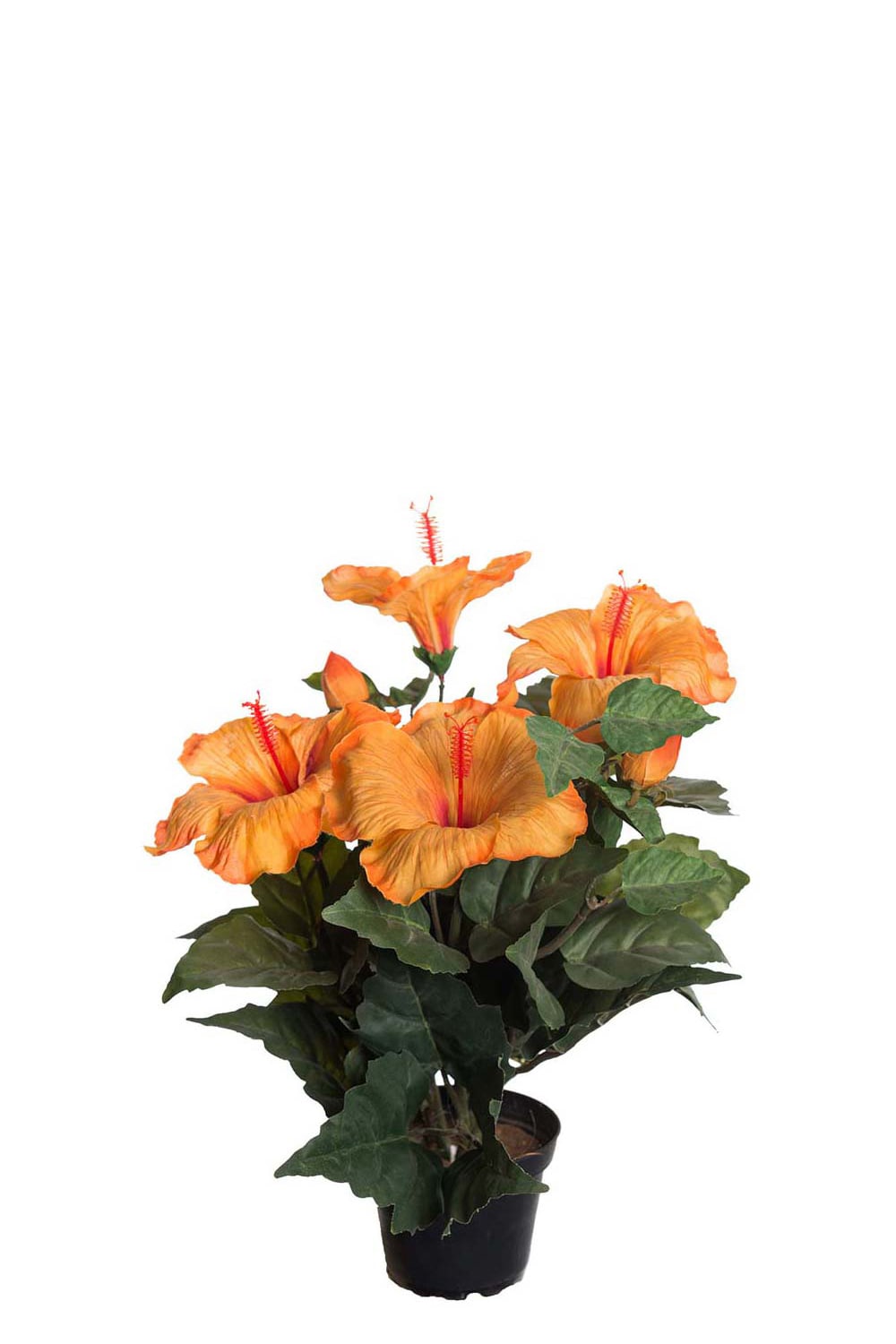 Konstgjord orange Hibiscus 36cm