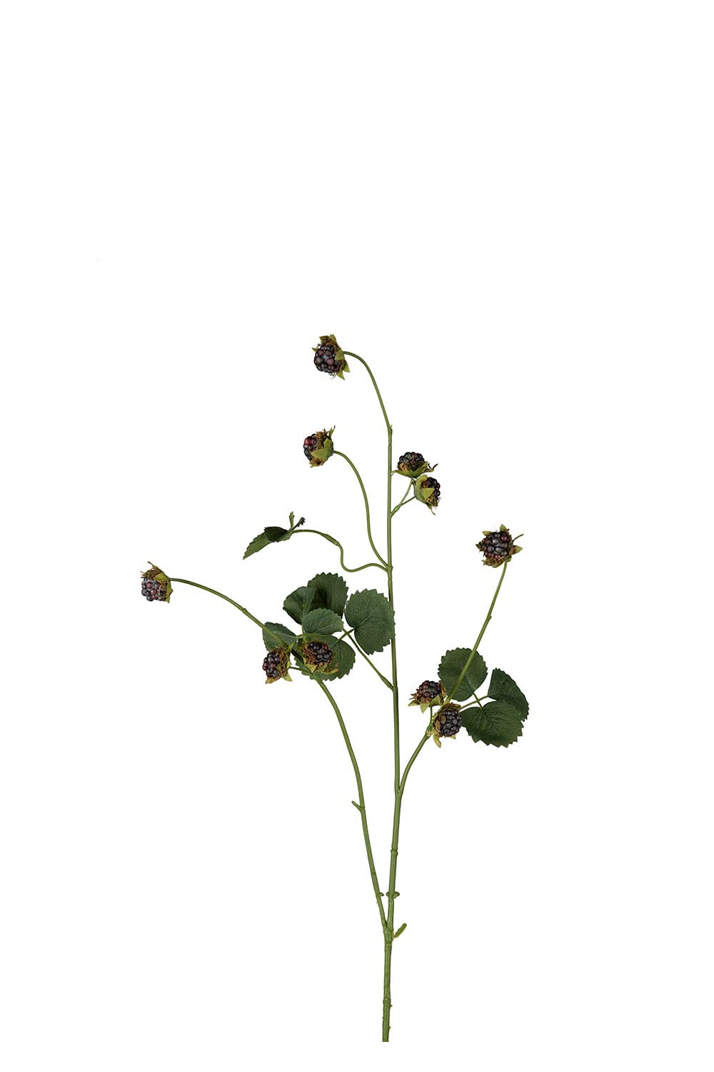 Konstgjord svart Björnbärskvist 95cm