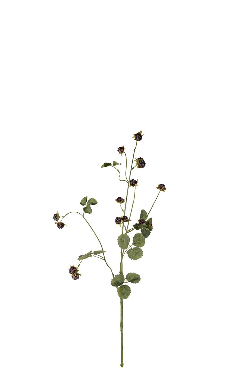 Konstgjord svart Björnbärskvist 115cm