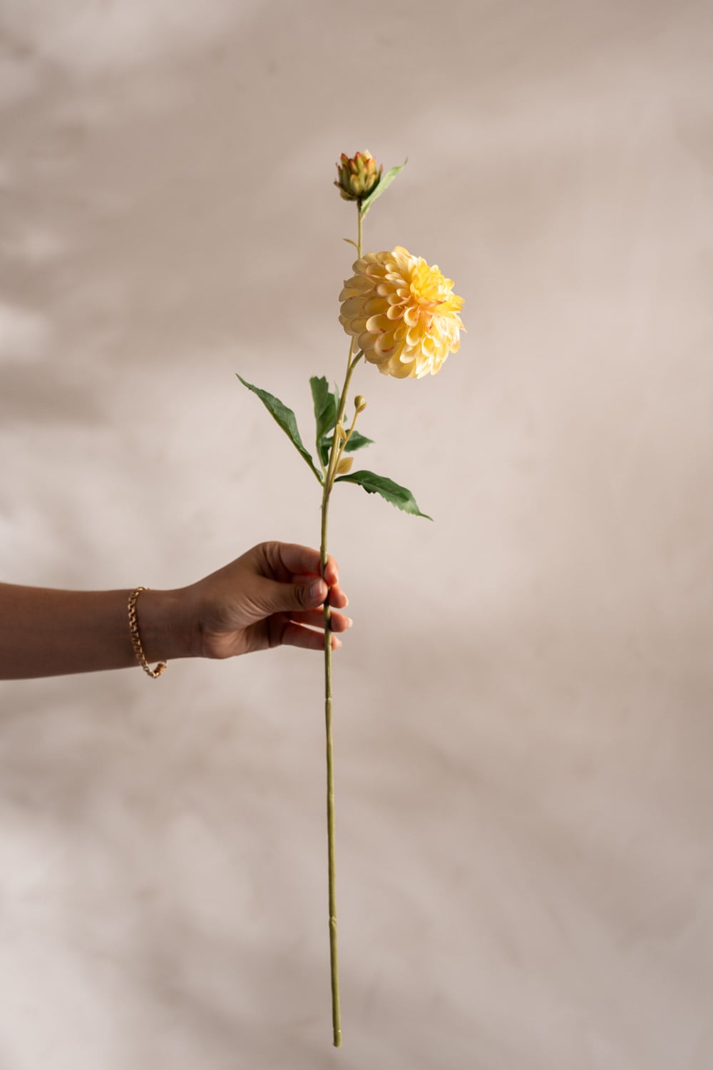 Konstgjord rosa Dahlia 66cm