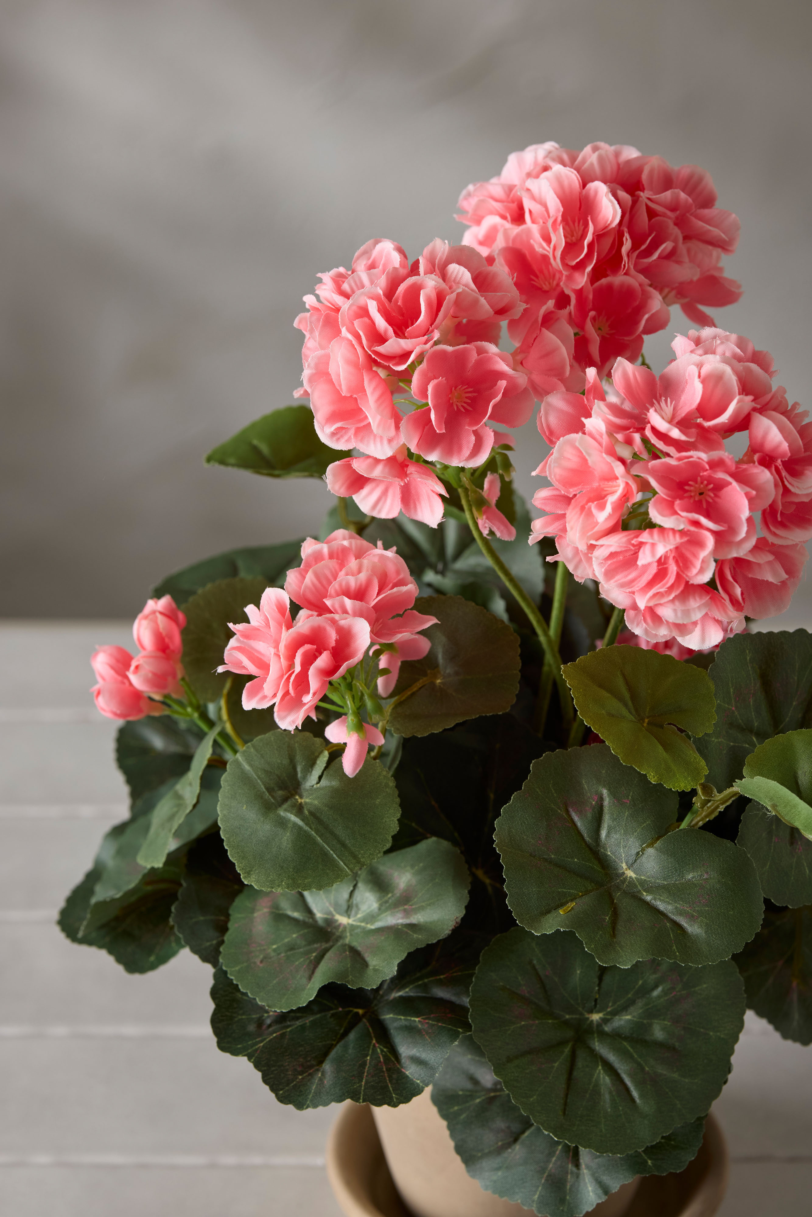 Konstgjord rosa Pelargon 35cm