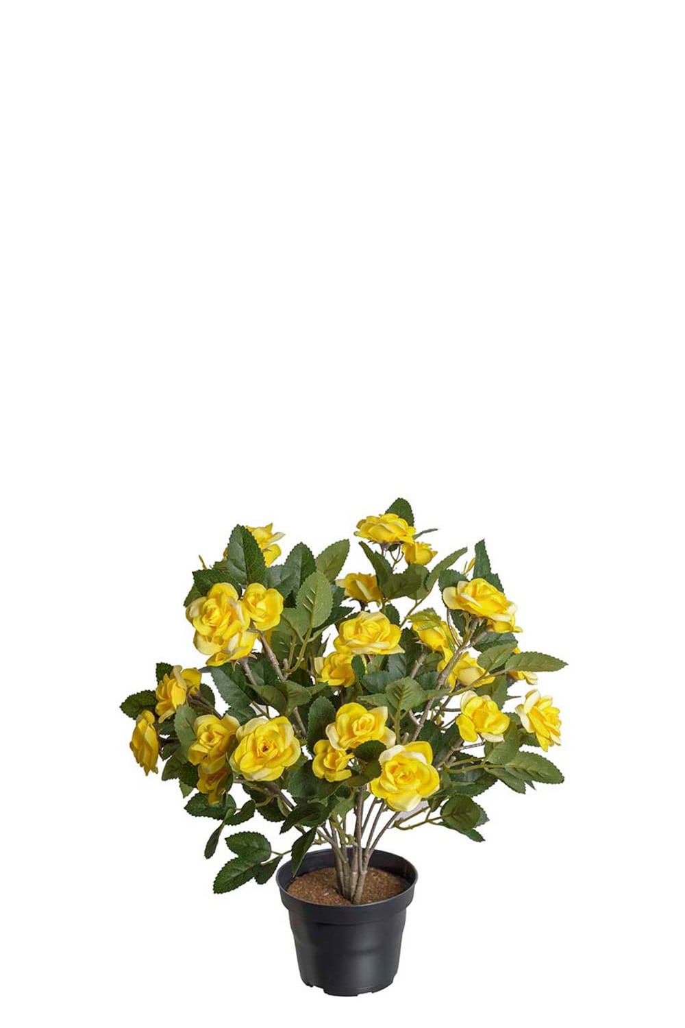 Konstgjord gul Ros 30cm