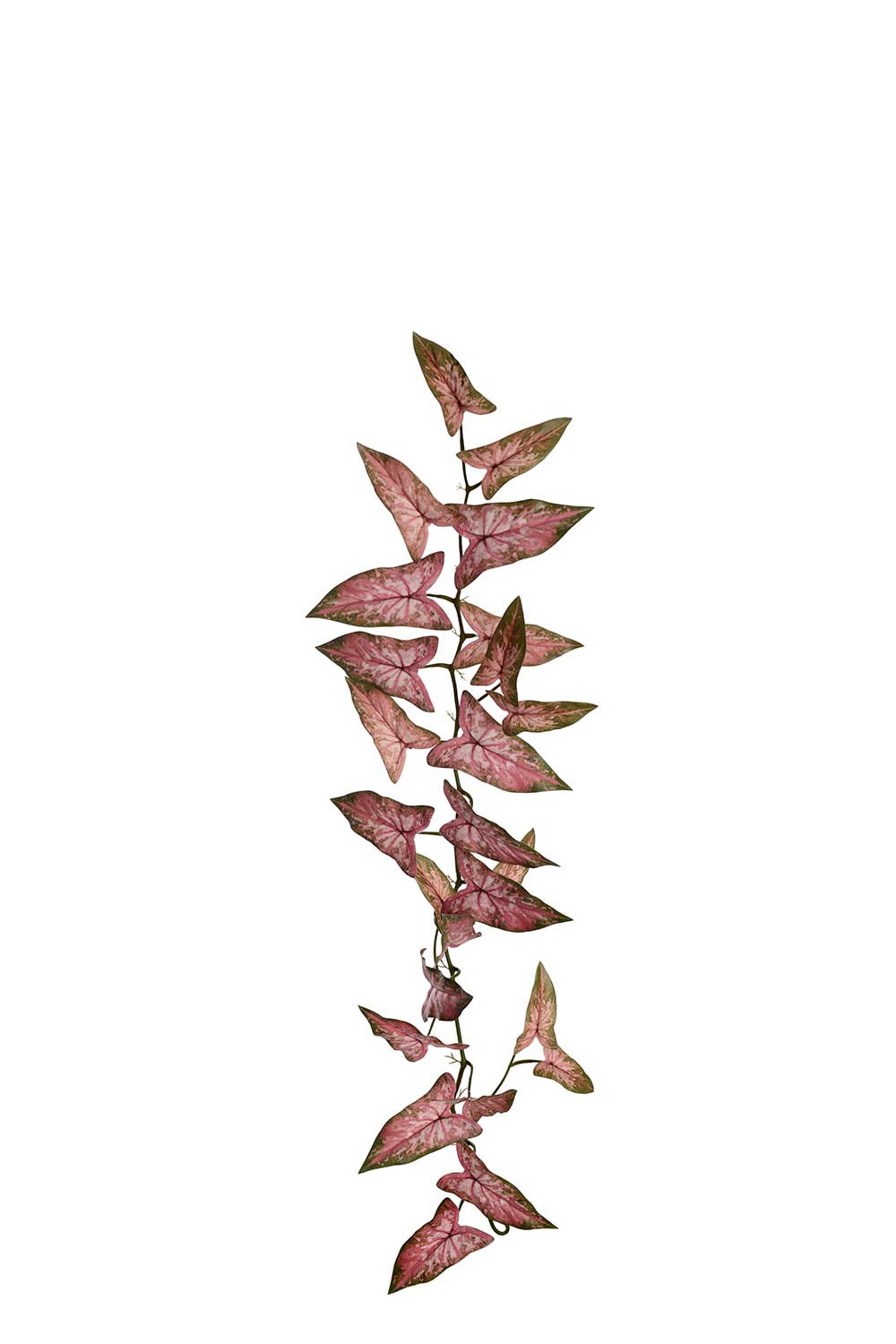Konstgjord rosa Gåsfot girlang 110cm