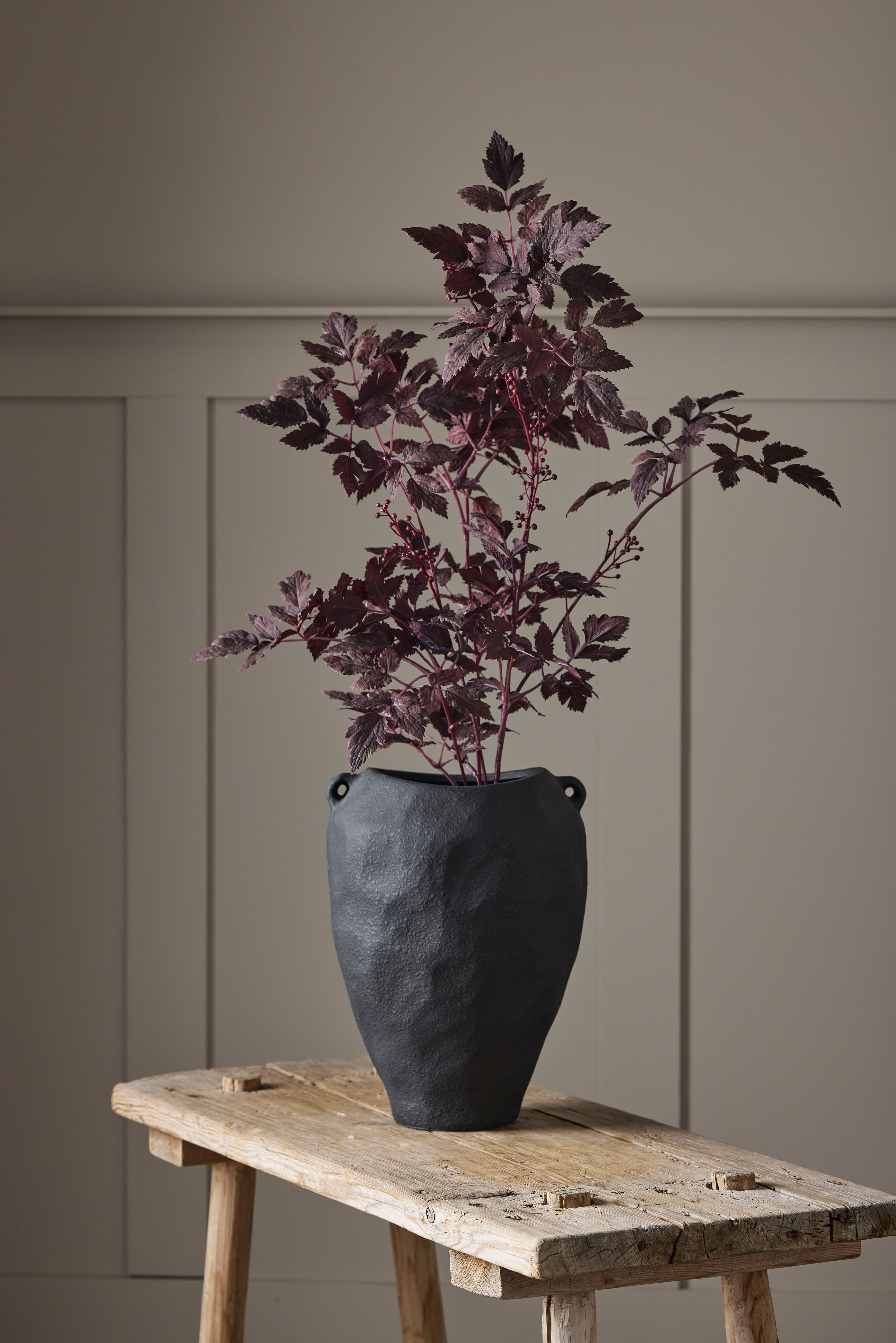Konstgjord burgundy Silverax 75cm