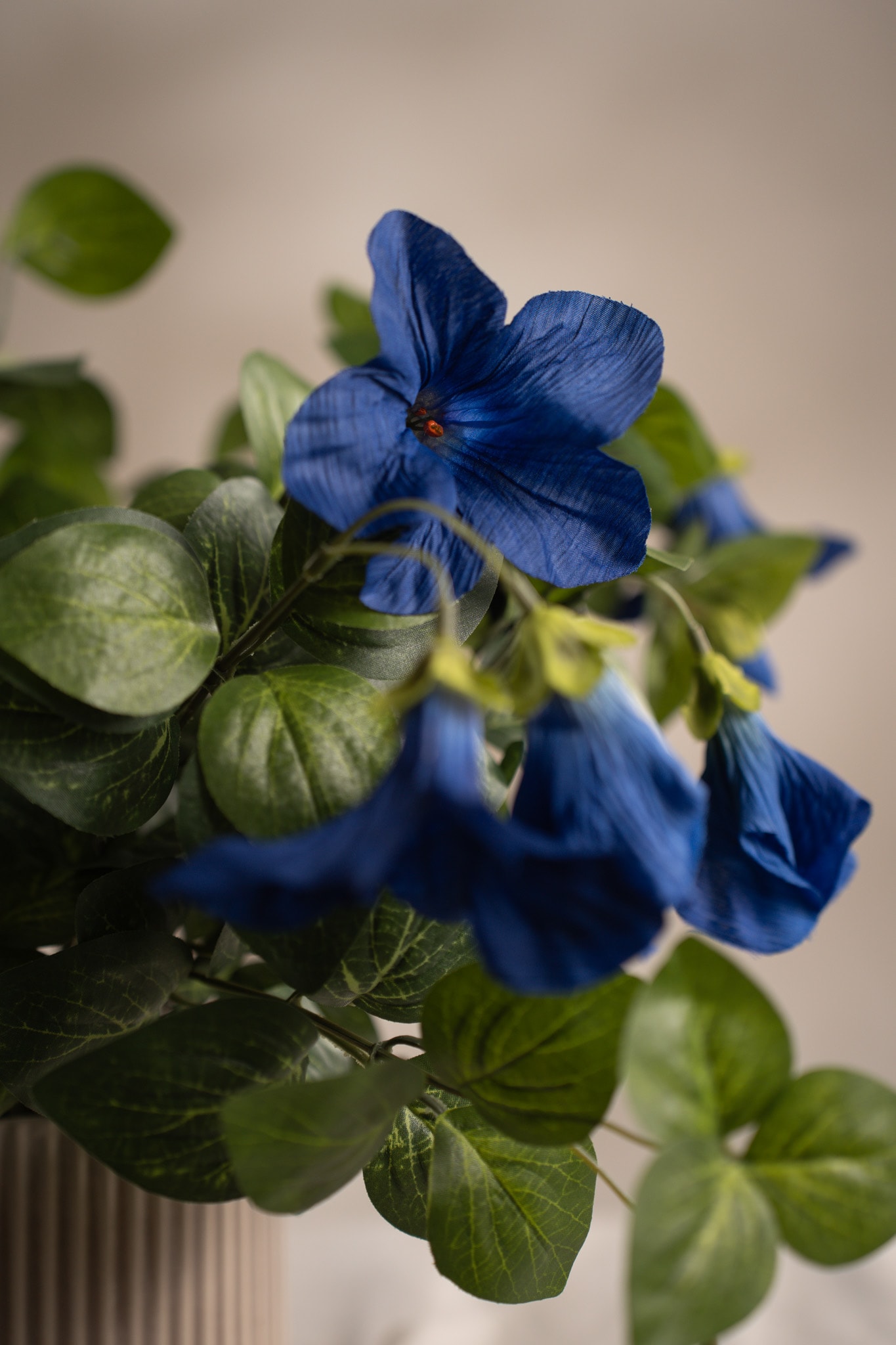 Konstgjord blå Petunia 30cm