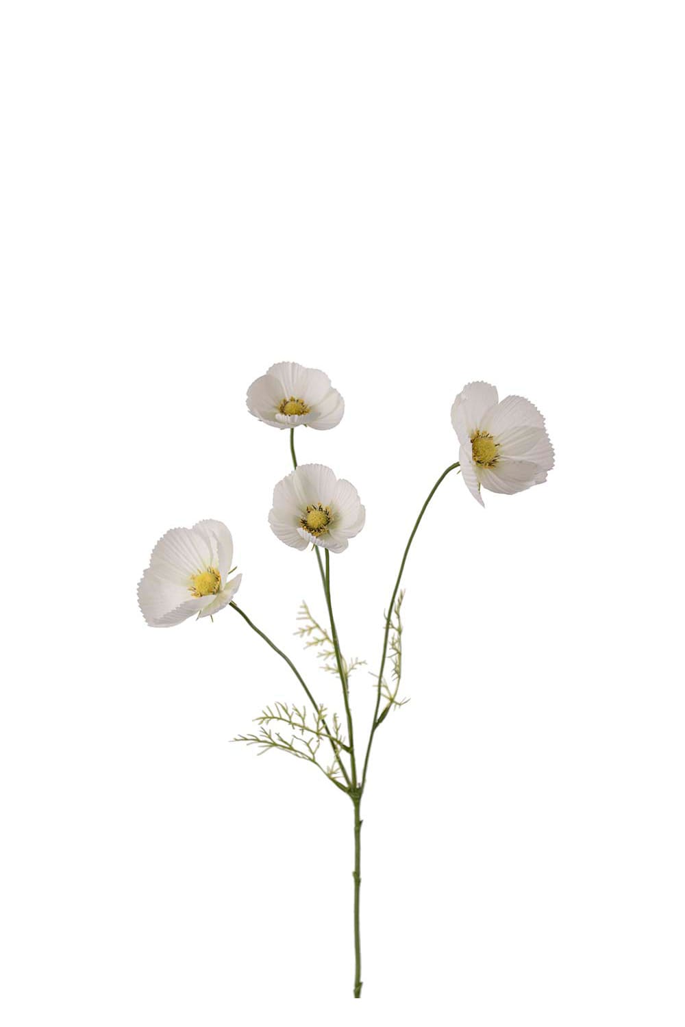 Konstgjord vit Rosenskära 60cm