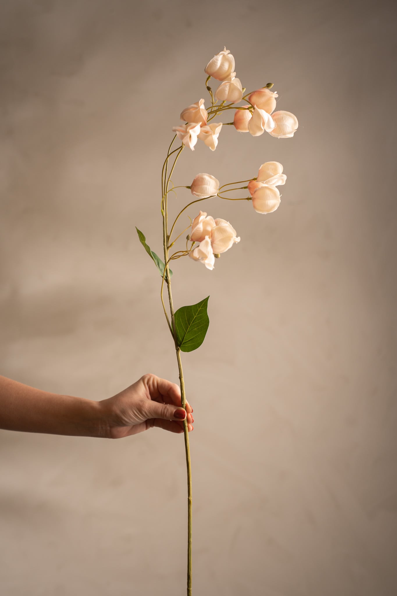 Konstgjord rosa Physalis 85cm