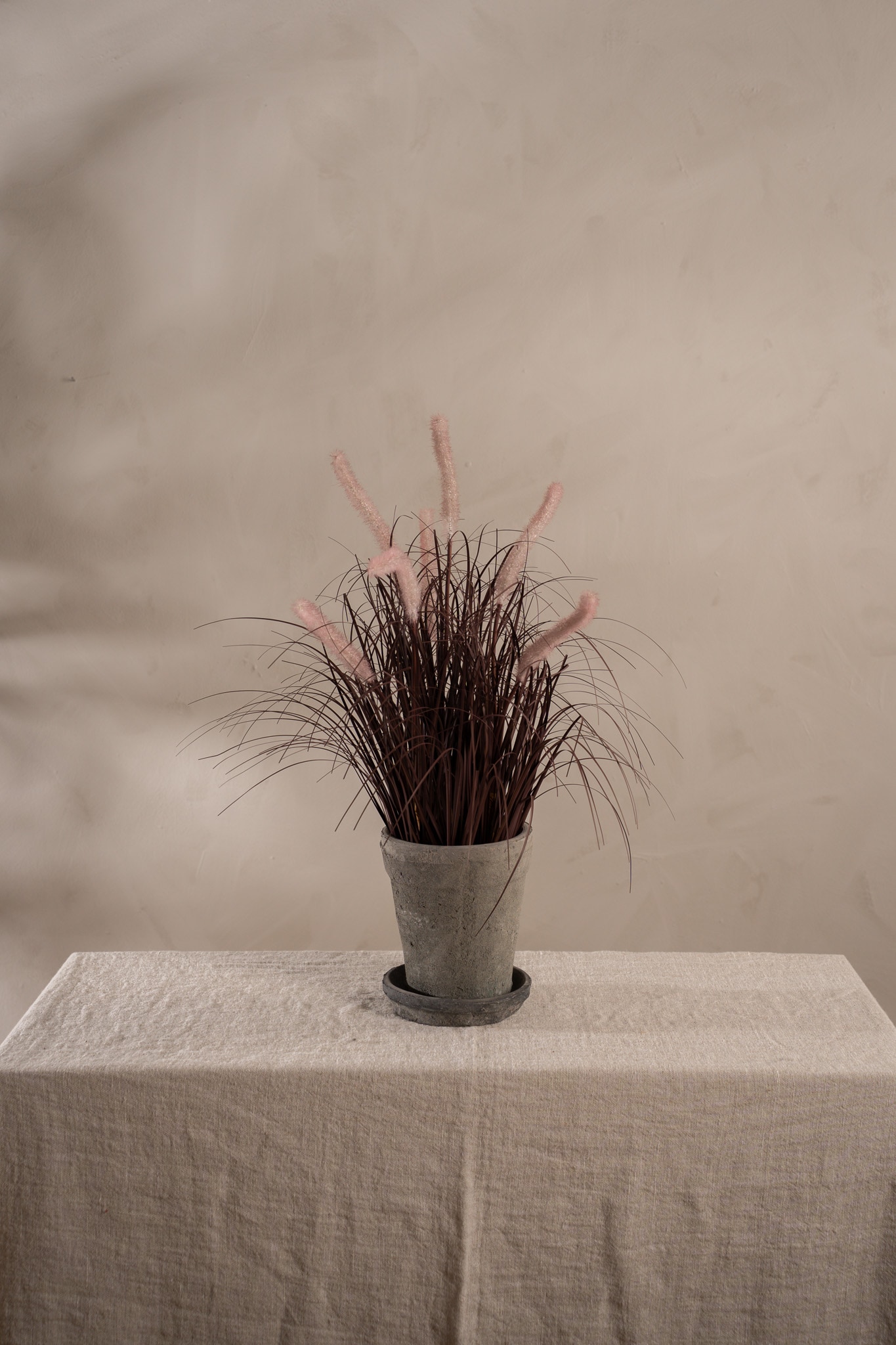 Konstgjord burgundy Gräs 60cm