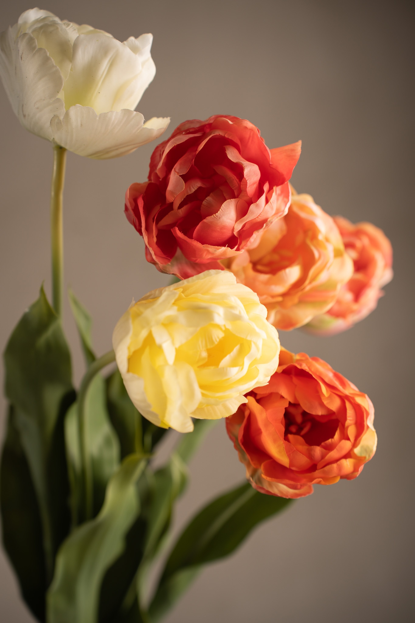 Konstgjord orange Tulpan 67cm