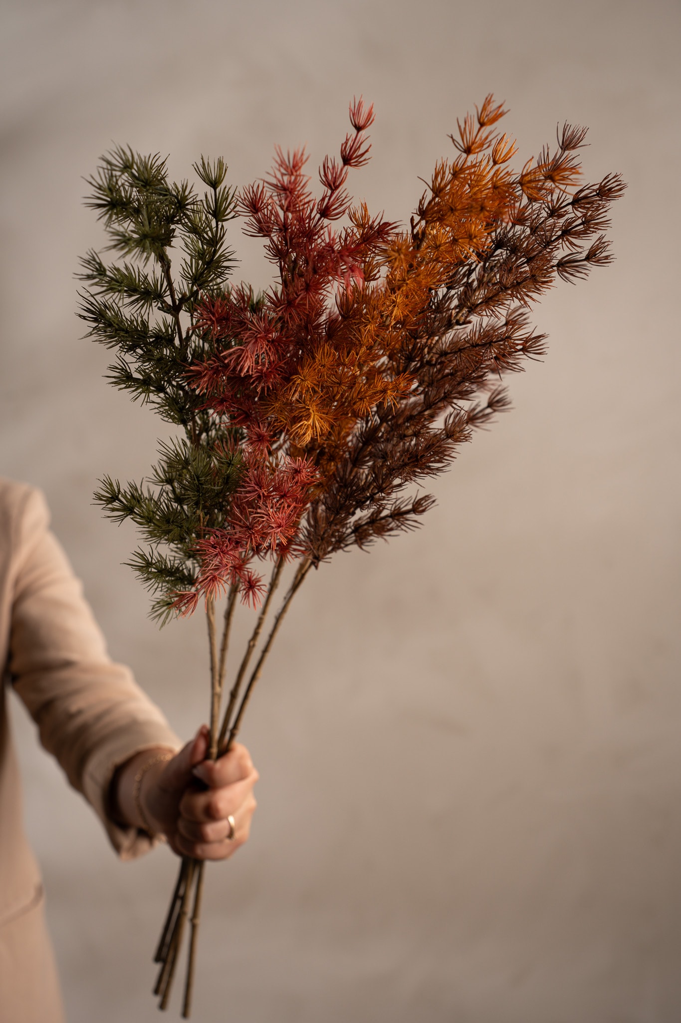 Konstgjord rosa Asparagus 75cm