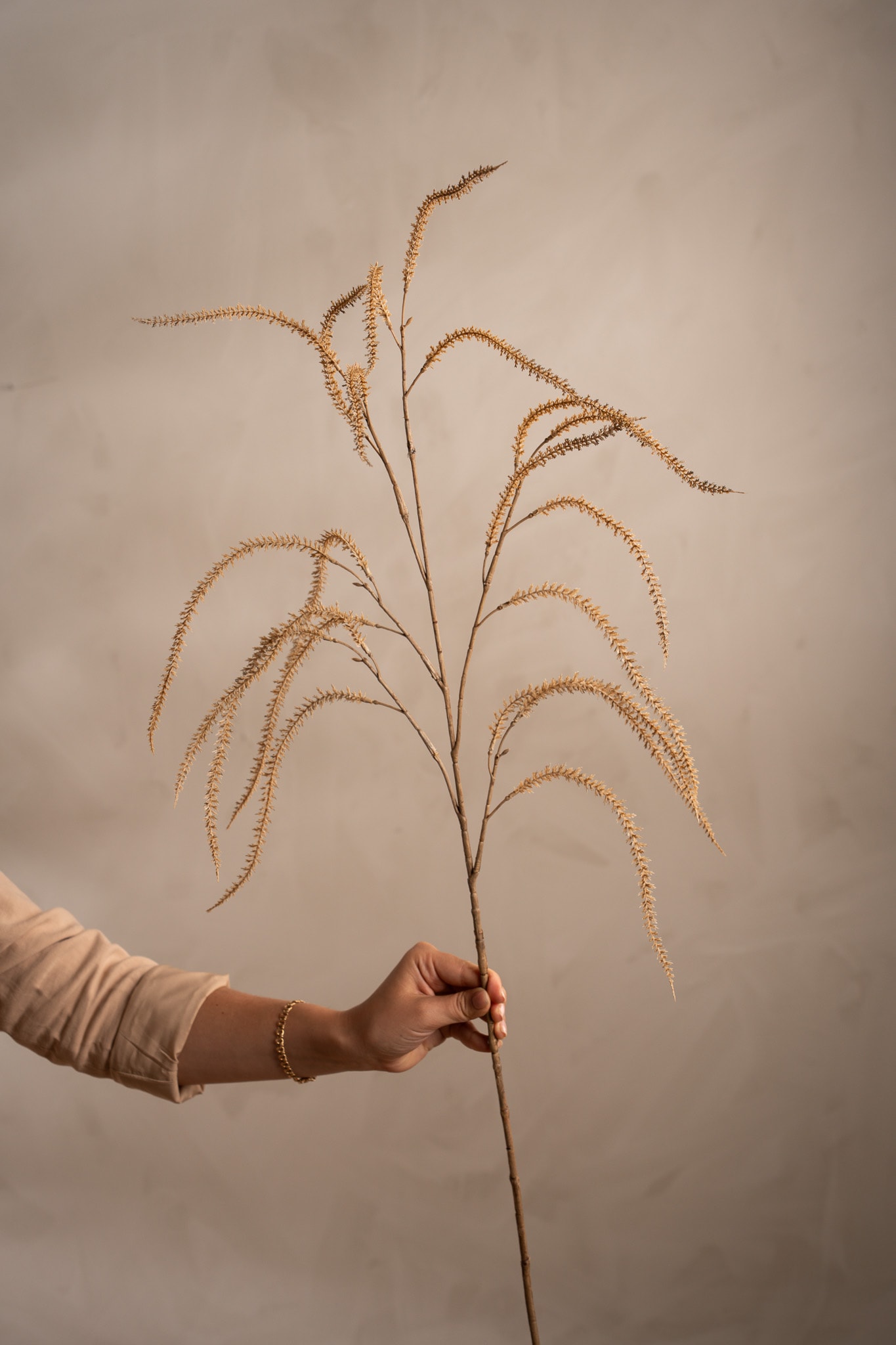 Konstgjord beige Amaranthus 95cm