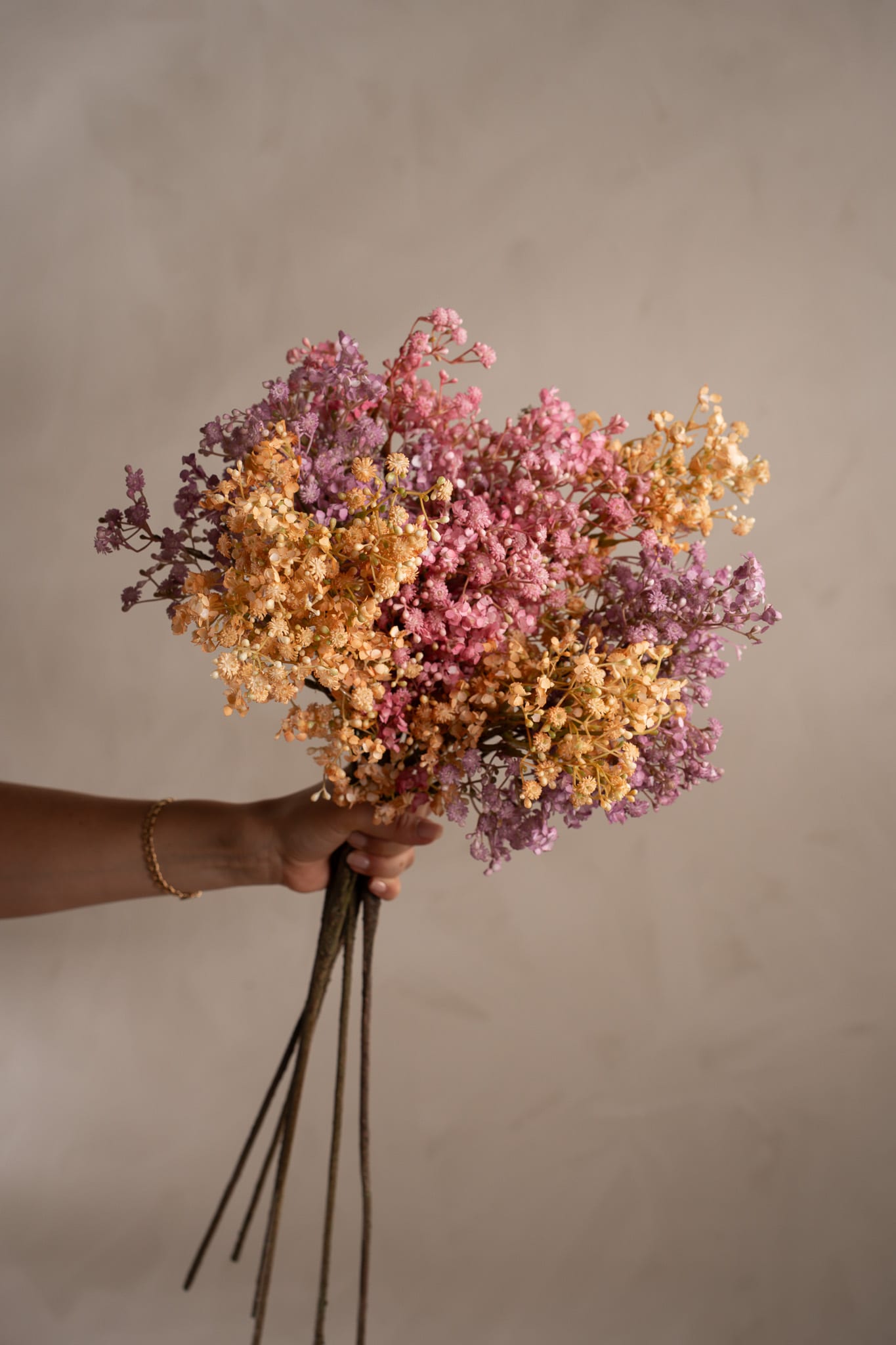 Konstgjord rosa Brudslöja 70cm