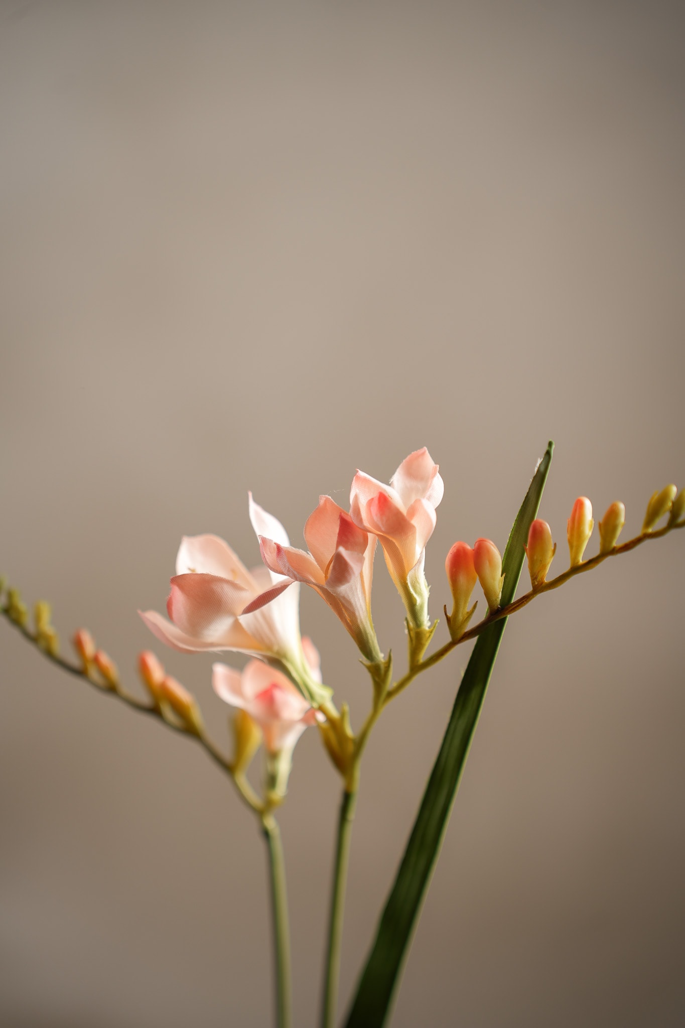 Konstgjord rosa Freesia 60cm