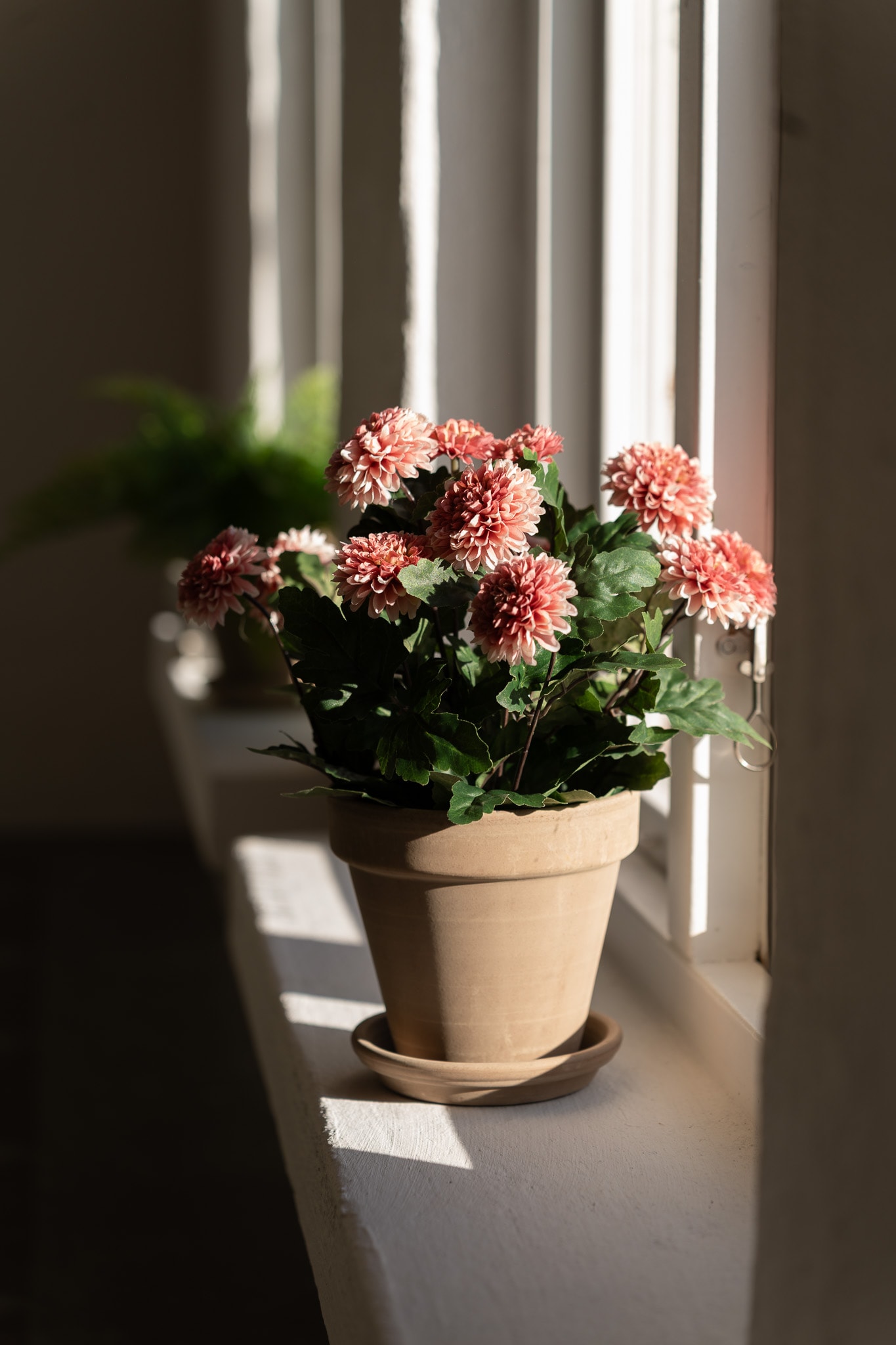 Konstgjord lila Chrysanthemum 30cm
