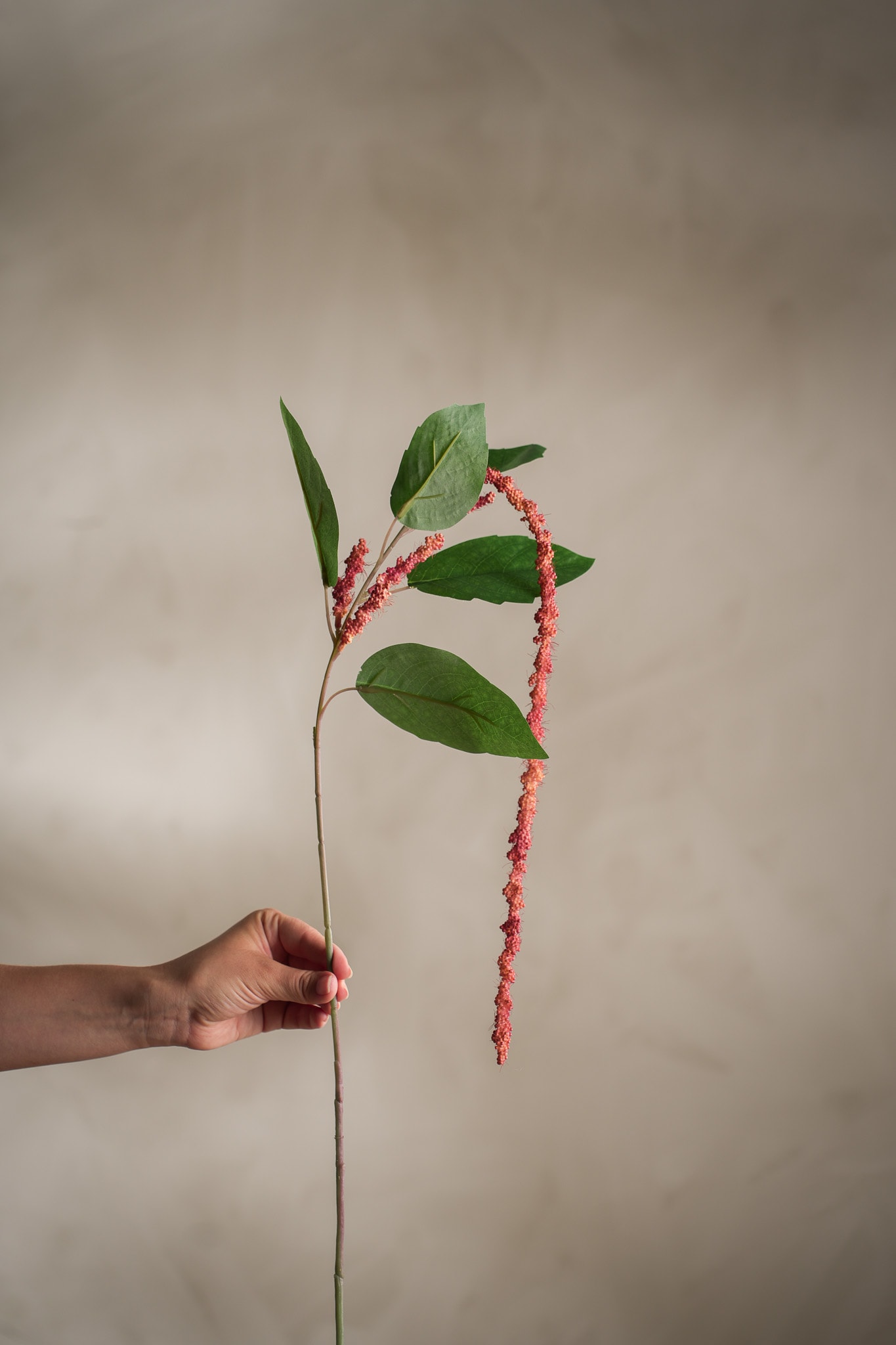 Konstgjord korallfärgad Amaranthus 70cm