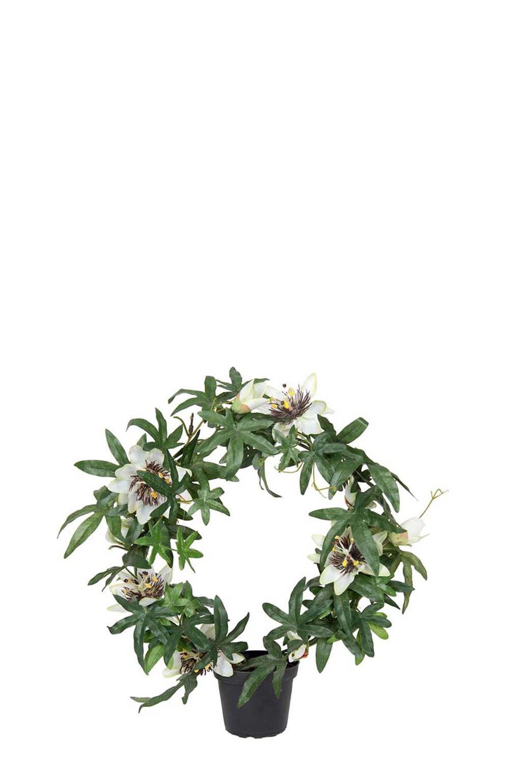 Konstgjord vit Passiflora 40cm